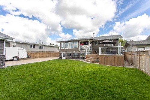 37 Northstar Drive, Lacombe, AB - Outdoor With Deck Patio Veranda