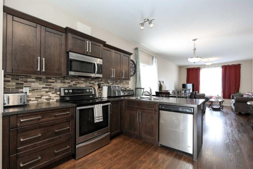 267 Lancaster Drive, Red Deer, AB - Indoor Photo Showing Kitchen With Double Sink With Upgraded Kitchen