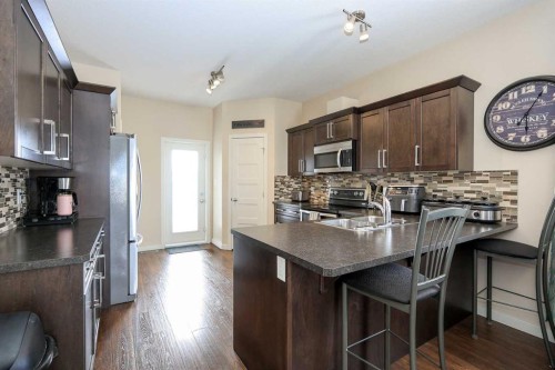 267 Lancaster Drive, Red Deer, AB - Indoor Photo Showing Kitchen With Double Sink