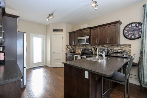267 Lancaster Drive, Red Deer, AB - Indoor Photo Showing Kitchen With Double Sink