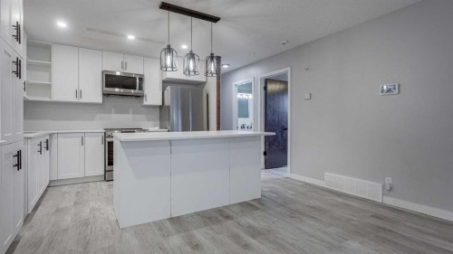 45 Nichols Crescent, Red Deer, AB - Indoor Photo Showing Kitchen With Upgraded Kitchen