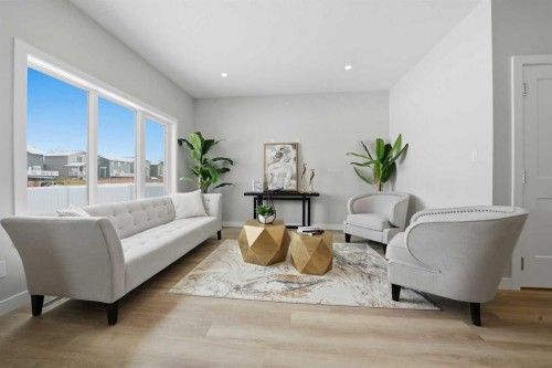 114 Palmer Circle, Blackfalds, AB - Indoor Photo Showing Living Room