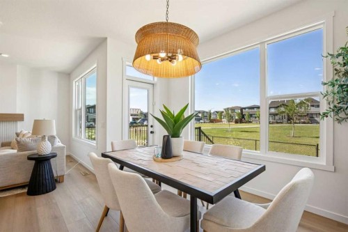 98 Creekstone Place Sw, Calgary, AB - Indoor Photo Showing Dining Room