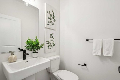 98 Creekstone Place Sw, Calgary, AB - Indoor Photo Showing Bathroom