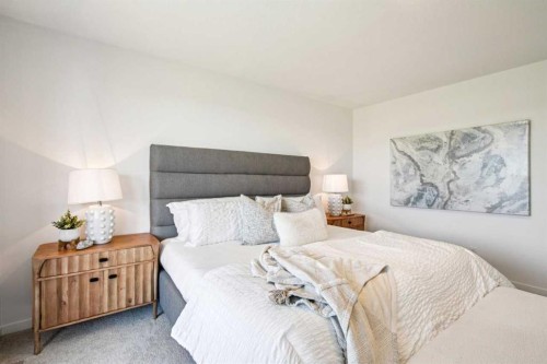 98 Creekstone Place Sw, Calgary, AB - Indoor Photo Showing Bedroom