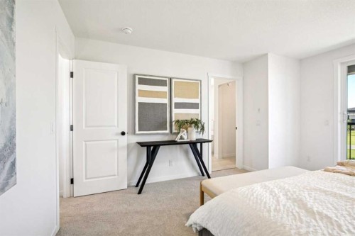 98 Creekstone Place Sw, Calgary, AB - Indoor Photo Showing Bedroom