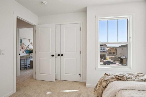 98 Creekstone Place Sw, Calgary, AB - Indoor Photo Showing Bedroom