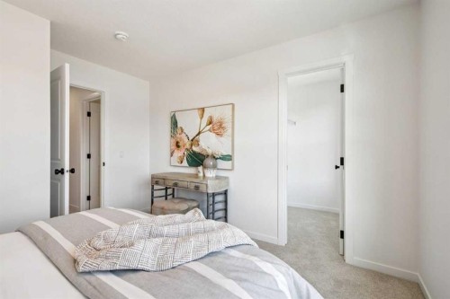 98 Creekstone Place Sw, Calgary, AB - Indoor Photo Showing Bedroom
