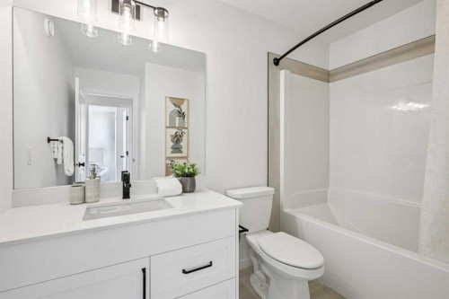 98 Creekstone Place Sw, Calgary, AB - Indoor Photo Showing Bathroom