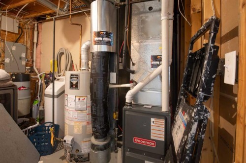 44 White Avenue, Red Deer, AB - Indoor Photo Showing Basement