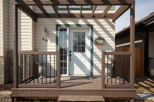 44 White Avenue, Red Deer, AB - Outdoor With Deck Patio Veranda