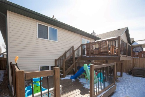 44 White Avenue, Red Deer, AB - Outdoor With Deck Patio Veranda With Exterior