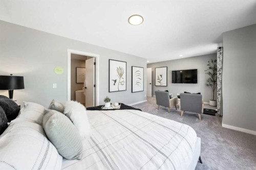56 Osprey Hill Place Sw, Calgary, AB - Indoor Photo Showing Bedroom