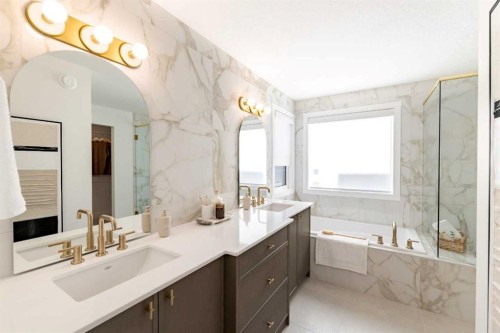 236 Amblestone Crescent Nw, Calgary, AB - Indoor Photo Showing Bathroom