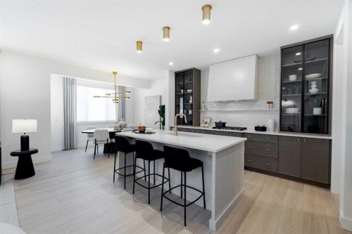 236 Amblestone Crescent Nw, Calgary, AB - Indoor Photo Showing Kitchen With Upgraded Kitchen