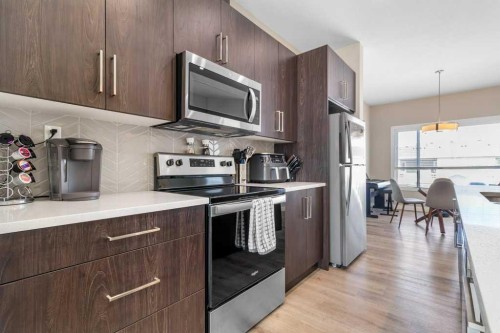 56 Evergreen, Red Deer, AB - Indoor Photo Showing Kitchen With Upgraded Kitchen