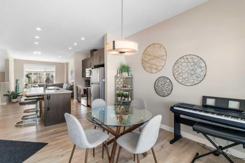 56 Evergreen, Red Deer, AB - Indoor Photo Showing Dining Room