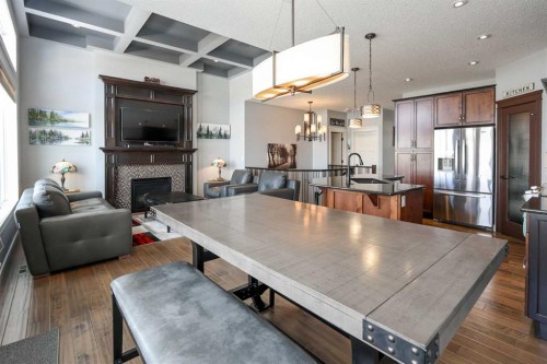 146 Sutherland Close, Red Deer, AB - Indoor With Fireplace