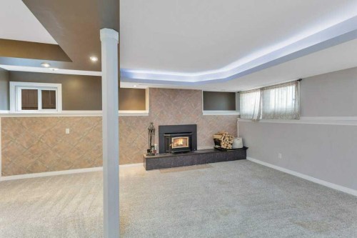 7 Nellis Avenue, Red Deer, AB - Indoor With Fireplace