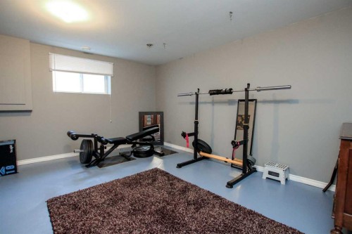 60 Arnold Close, Red Deer, AB - Indoor Photo Showing Gym Room