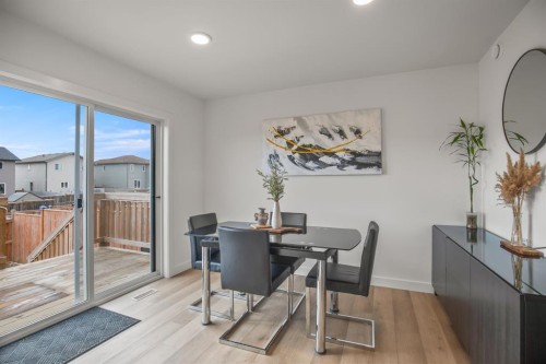 178 Ava Crescent, Blackfalds, AB - Indoor Photo Showing Dining Room