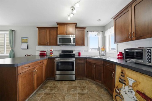 146 Truant Crescent, Red Deer, AB - Indoor Photo Showing Kitchen
