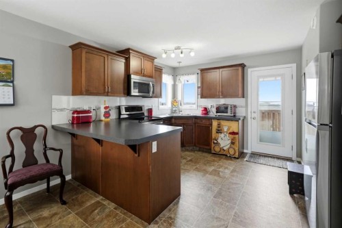 146 Truant Crescent, Red Deer, AB - Indoor Photo Showing Kitchen With Double Sink