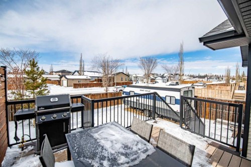 22 Mcdougall Close, Penhold, AB - Outdoor With Deck Patio Veranda With Exterior