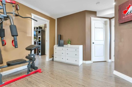 356 Kingston Drive, Red Deer, AB - Indoor Photo Showing Gym Room