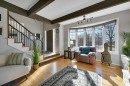 5317 50 Street, Bentley, AB  - Indoor Photo Showing Living Room 
