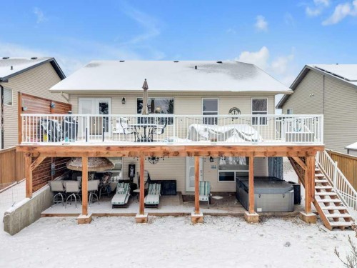 5645 Panorama Drive, Blackfalds, AB - Outdoor With Deck Patio Veranda