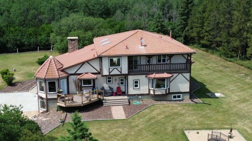 19438 Twp Rd 430, Rural Camrose County, AB - Outdoor With Deck Patio Veranda