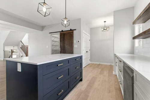 4307 48 Avenue, Sylvan Lake, AB - Indoor Photo Showing Kitchen