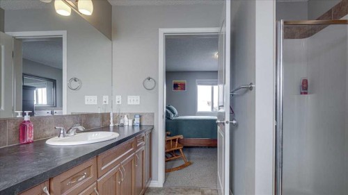 148 Valley Crescent, Blackfalds, AB - Indoor Photo Showing Bathroom