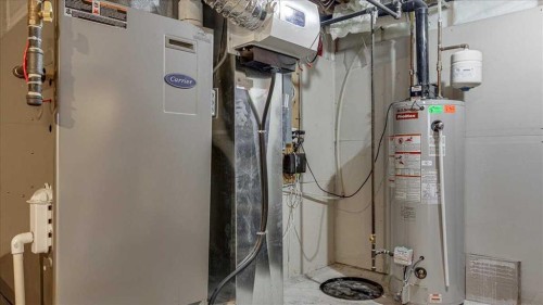 148 Valley Crescent, Blackfalds, AB - Indoor Photo Showing Basement