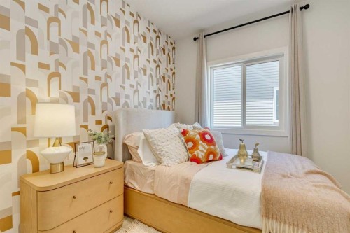 23 Verdure Gate Sw, Calgary, AB - Indoor Photo Showing Bedroom
