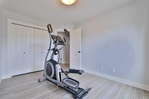 87 Aldrich Close South, Red Deer, AB - Indoor Photo Showing Gym Room