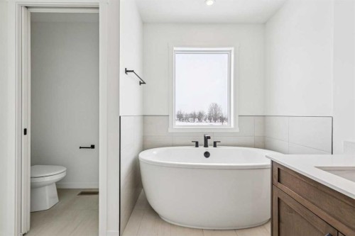 208 Southborough Common, Cochrane, AB - Indoor Photo Showing Bathroom
