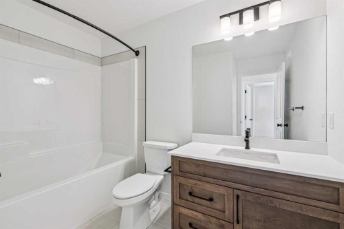 208 Southborough Common, Cochrane, AB - Indoor Photo Showing Bathroom