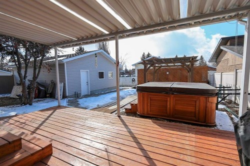 415 Barrett Drive, Red Deer, AB - Outdoor With Deck Patio Veranda With Exterior