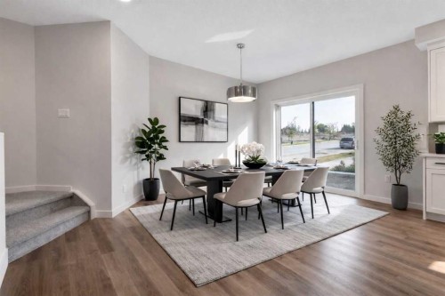 3 Heritage Link, Cochrane, AB - Indoor Photo Showing Dining Room