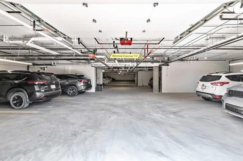 302-97 Station Drive, Sylvan Lake, AB - Indoor Photo Showing Garage