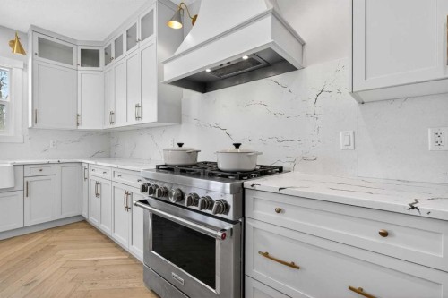 20320 29 Avenue Nw, Edmonton, AB - Indoor Photo Showing Kitchen With Upgraded Kitchen