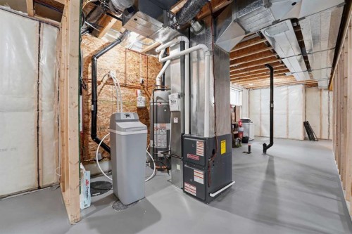 34 Mitchell Crescent, Blackfalds, AB - Indoor Photo Showing Basement