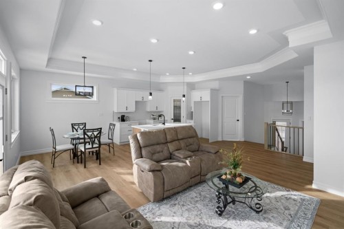 5737 55 Avenue, Camrose, AB - Indoor Photo Showing Living Room