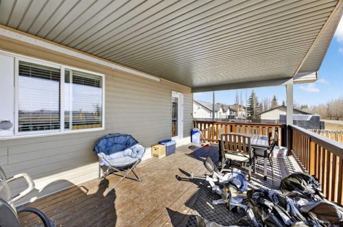 1 Destiny Way, Olds, AB - Outdoor With Deck Patio Veranda With Exterior
