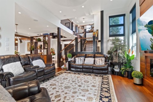 57 Lazaro Close, Red Deer, AB - Indoor Photo Showing Living Room