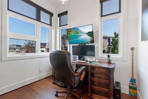 57 Lazaro Close, Red Deer, AB - Indoor Photo Showing Office