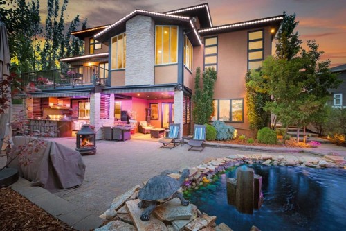 57 Lazaro Close, Red Deer, AB - Outdoor With In Ground Pool