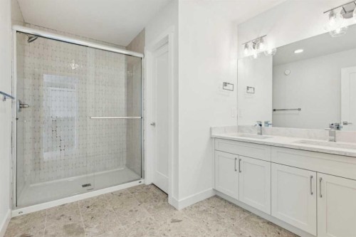 25 Linden Place, Rural Red Deer County, AB - Indoor Photo Showing Bathroom